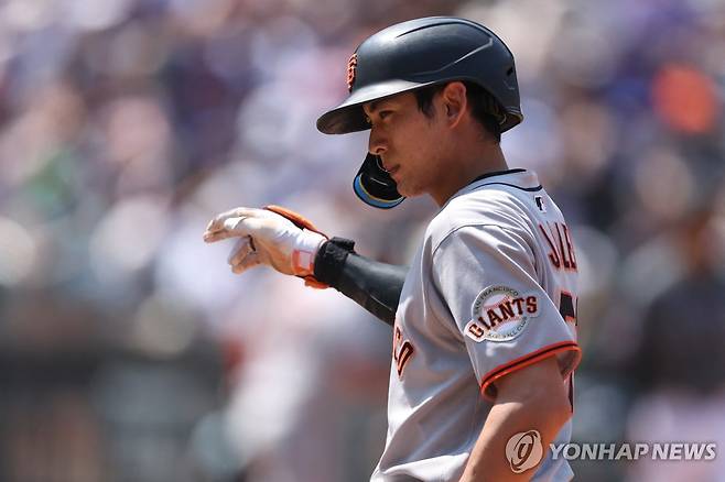 이정후 [로이터=연합뉴스] Mandatory Credit: Vincent Carchietta-Imagn Images