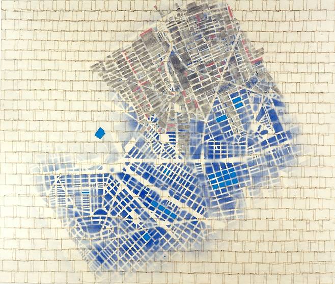 '파랑' 파랑(Blue), 2005, 캔버스에 혼합재료 [아모레퍼시픽미술관 제공. 재판매 및 DB 금지]
