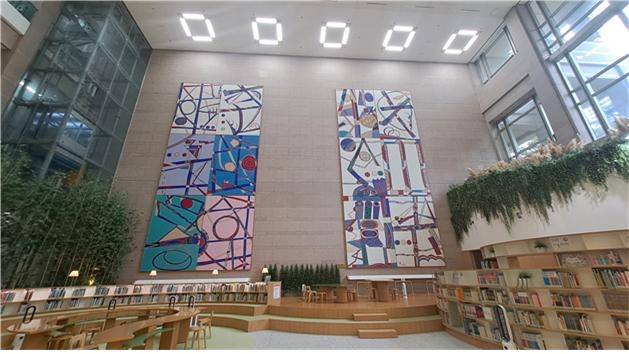 고(故) 전혁림 화백(1916∼2010)의 작품 '한국의 풍물' [부산시 제공. 재판매 및 DB 금지]