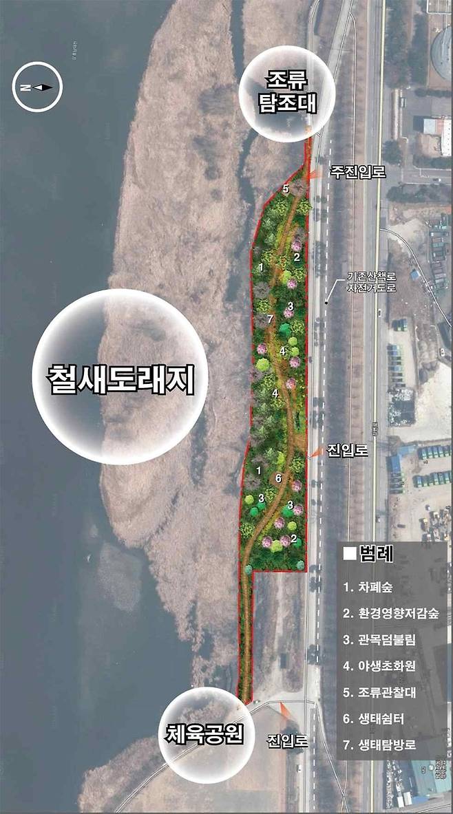 소생태계 복원사업 추진지역 [강릉시 제공. 재판매 및 DB 금지]