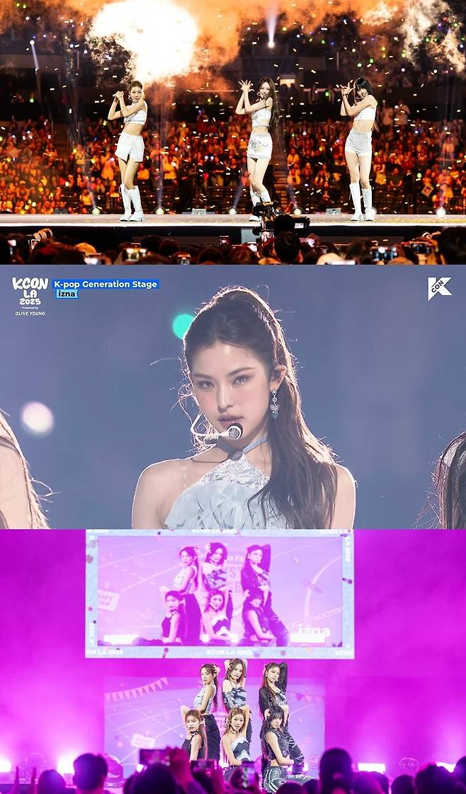 사진=CJ ENM, KCON LA 2025 방송 캡처