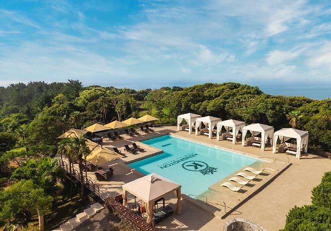 ◇켄싱턴리조트 제주중문 워터플레이존 모습.