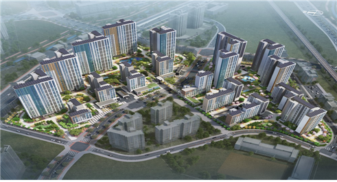 구리갈매 A-1 단지조감도. [LH 제공]