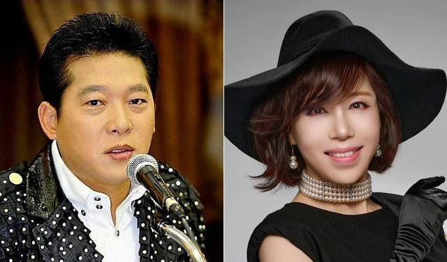 ▲ 사진 왼쪽부터 가수 박상철, 최유나