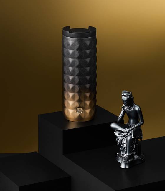 New Starbucks merchandise inspired by the National Museum of Korea's ″Room of Quiet Contemplation″ exhibition [STARBUCKS KOREA]