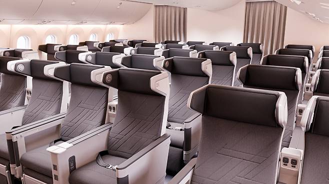 Korean Air on Aug. 5 said it will introduce premium economy seats for the first time on 11 of its Boeing 777-300ER aircraft on short- and medium-haul routes beginning in September. [KOREAN AIR]