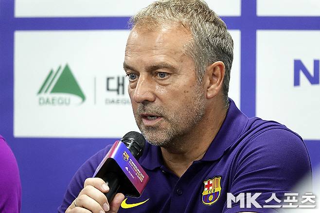 FC 바르셀로나 한지 플릭 감독. 사진=이근승 기자