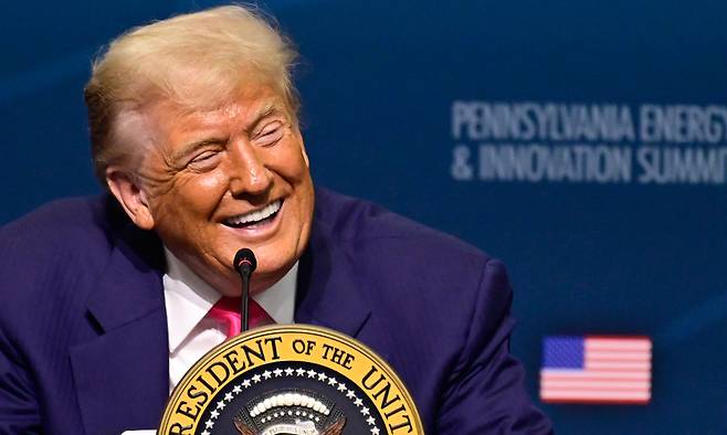 도널드 트럼프 미국 대통령. UPI연합뉴스