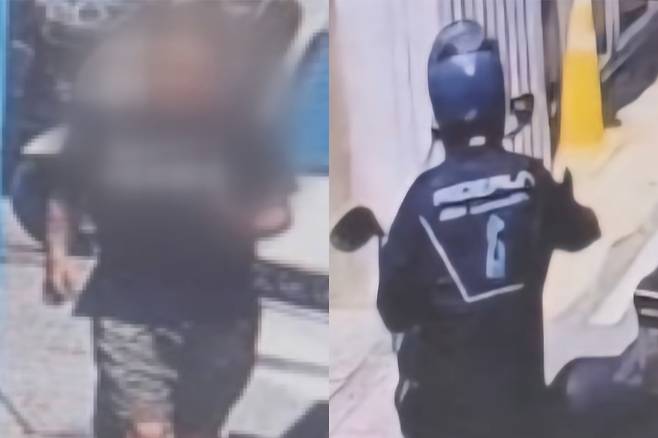 지난달 29일 대전 서구 괴정동의 한 주택가에서 전 연인이었던 30대 여성을 흉기로 살해한 뒤 도주하는 A씨. YTN·SBS 보도화면 캡처