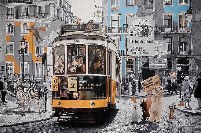 정성준 작 '행복한 세상을 만드는 법'.