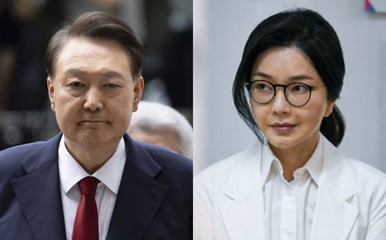 윤석열 전 대통령과 김건희 여사. 〈자료사진=연합뉴스〉