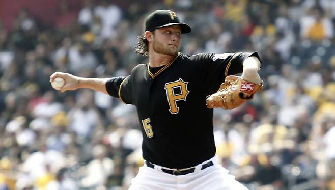 2013년 피츠버그 파이어리츠 루키 시절의 게릿 콜. USATODAY연합뉴스