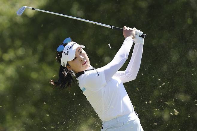 윤이나는 17차례 LPGA 대회에 출전해 톱10에 단 한 번도 들지 못했다. AP뉴시스
