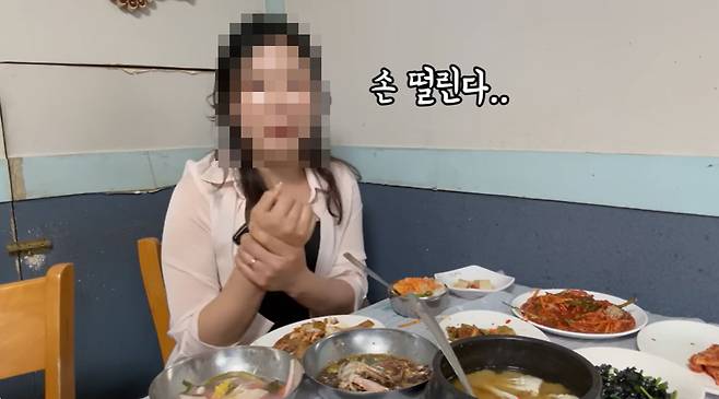 A woman appears shocked after a well-known restaurant in Yeosu tells her to “hurry up and leave” just 20 minutes into her solo meal. [SCREEN CAPTURE]