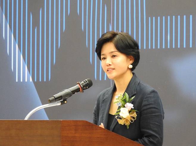 8월4일, 국회의원회관에서 열린 '웹3 생태계 혁신과 디지털 자산의 미래' 정책토론회에서 김수룡 웹3기업협회 회장이 인사말을 하고 있다. ⓒ웹3기업협회 제공