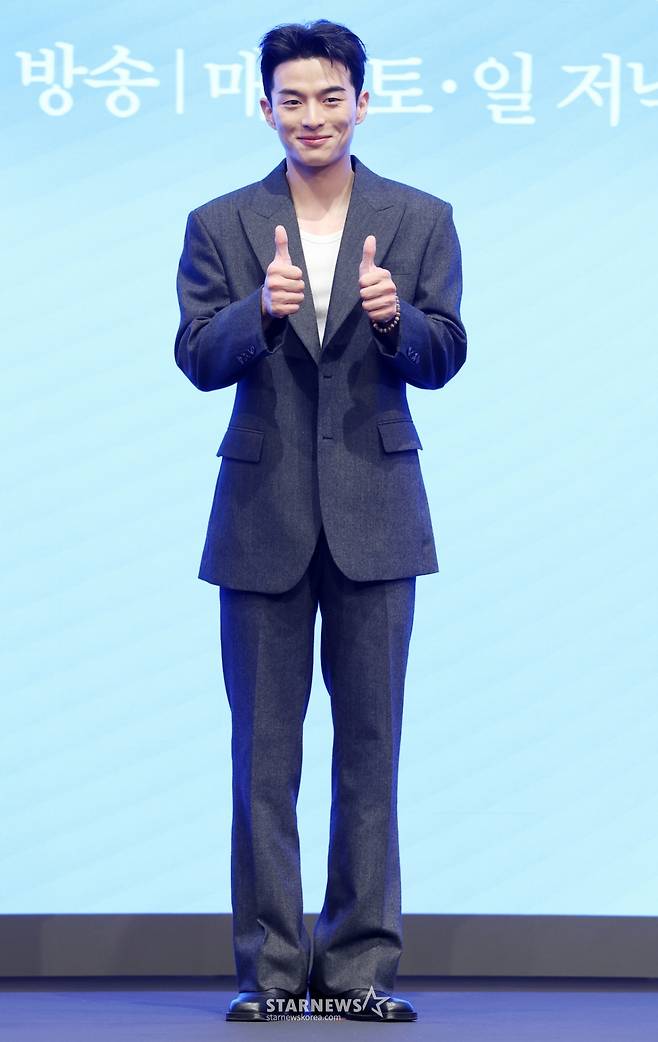 배우 손상연이 6일 서울 영등포구 더세인트에서 진행된 KBS 2TV 주말드라마 '화려한 날들' 제작발표회에 참석해 포즈를 취하고 있다. /2025.08.06 /사진=김휘선 hwijpg@