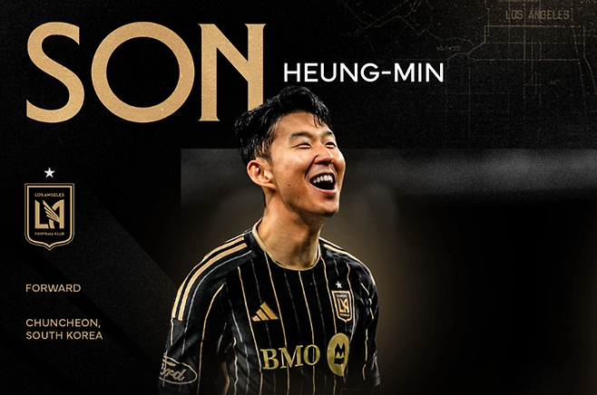 손흥민의 LAFC 입단 오피셜 사진. 출처 | LAFC 홈페이지