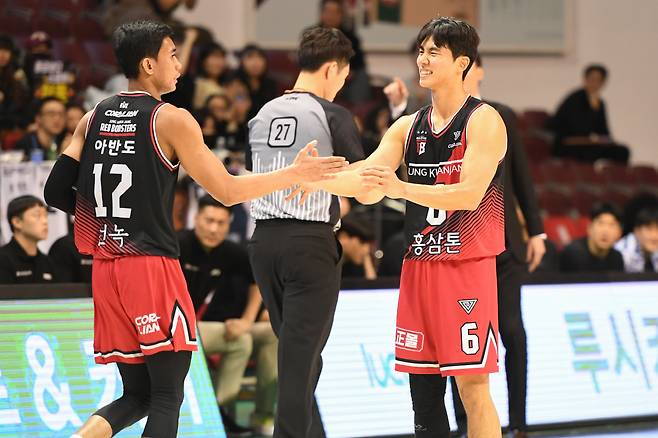 2023~2024시즌 안양 정관장에서 활약하던 시절 아반도. 사진제공=KBL