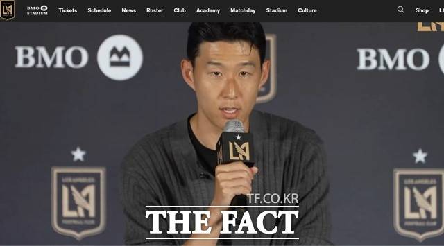LA의 대형 한인커뮤니티와 옛 토트넘 동료 요리스와 대화가 이적을 결심하게 된 큰 요인이었다고 밝히고 있는 손흥민./LAFC