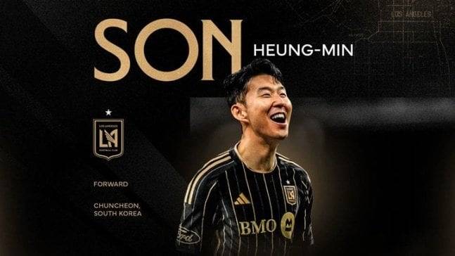 손흥민이 LA FC 입단을 확정했다./ LA FC 홈페이지