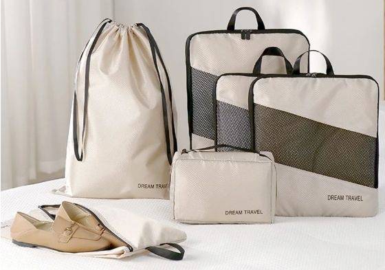 여행용 압축 파우치 6종 세트