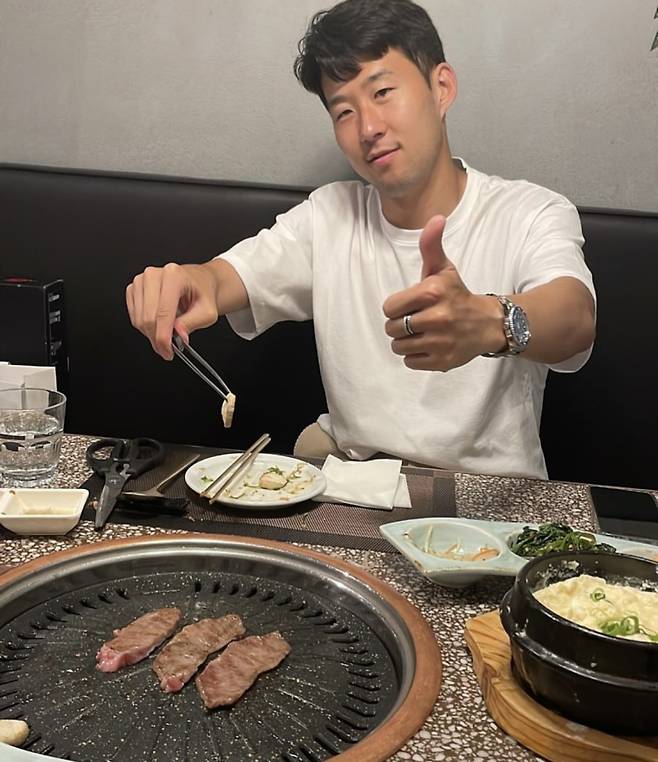 벤 데이비스가 손흥민을 향한 메시지를 전하면서 인스타그램에 올린 사진. 사진=벤 데이비스 인스타그램
