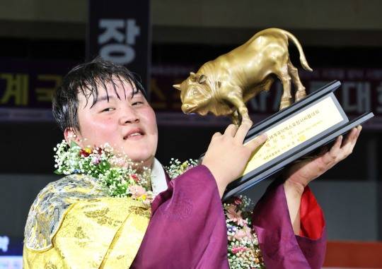 백두장사 홍지흔. 사진[연합뉴스]