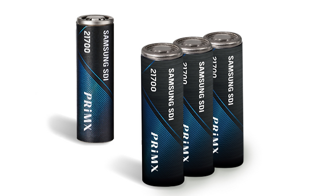 삼성SDI 21700 원통형 배터리. [사진 = 삼성SDI]