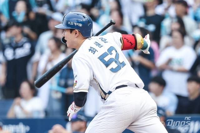 7일 창원 키움전에서 홈런을 때려낸 최원준. 사진=NC 제공