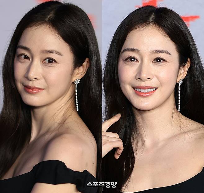 지난 5일 미국 뉴욕 리걸 유니언 스퀘어 행사장에 참석한 배우 김태희. 게티이미지 코리아