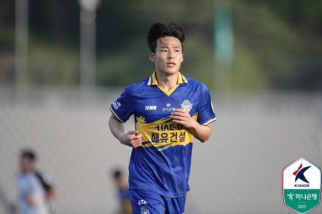 충남아산 손준호. /사진=한국프로축구연맹 제공