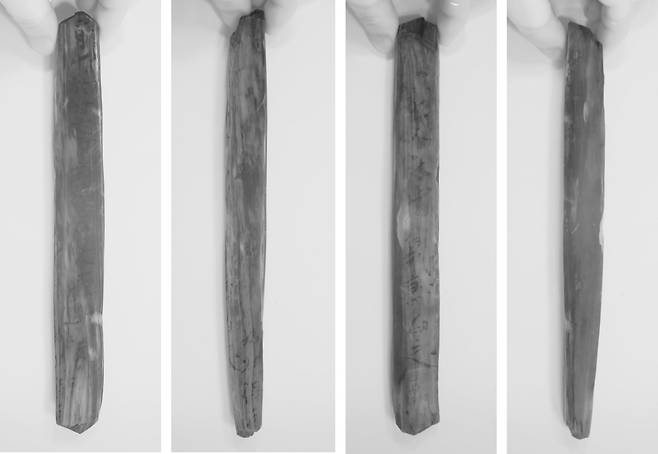 다면 목간 적외선 분석 사진  [국립가야문화유산연구소 제공. 재판매 및 DB 금지]