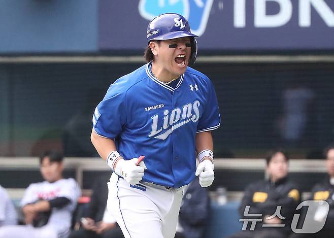 삼성 라이온즈 강민호. /뉴스1 DB ⓒ News1 임세영 기자