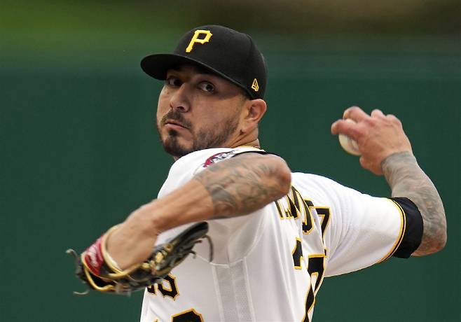 롯데 자이언츠 새 외국인 투수 빈스 벨라스케스. AP연합뉴스