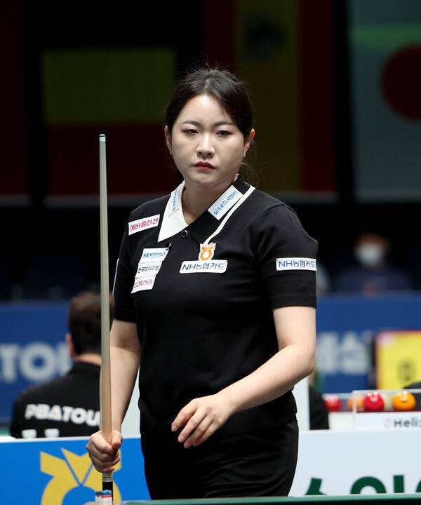 NH농협카드의 김민아. PBA 제공