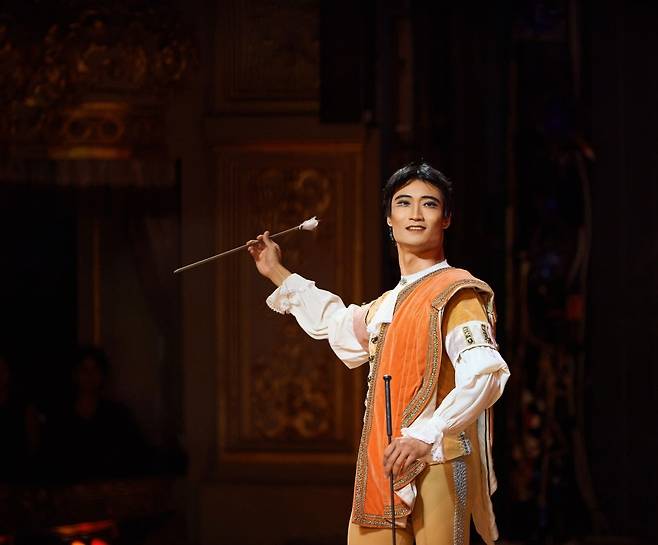 지난달 19일, <잠자는 숲속의 미녀>에서 등장한 김기민. Alexander Neff ©Mariinsky Theatre