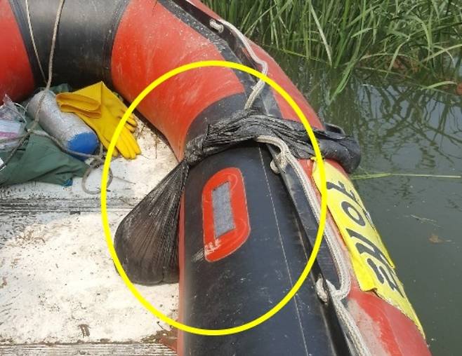 한강 방화대교 남단에서 토막살해된 30대 남성의 머리 일부가 발견됐다. 발견 당시 검은 봉지가 담겨 입구가 묶여 있었다. /사진=뉴스1