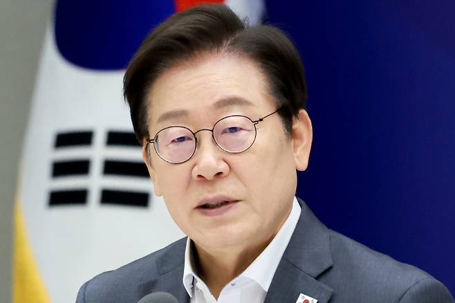 발언하는 이재명 대통령. 연합뉴스