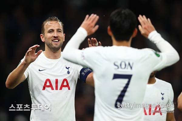케인-손흥민 / 사진=Gettyimages 제공