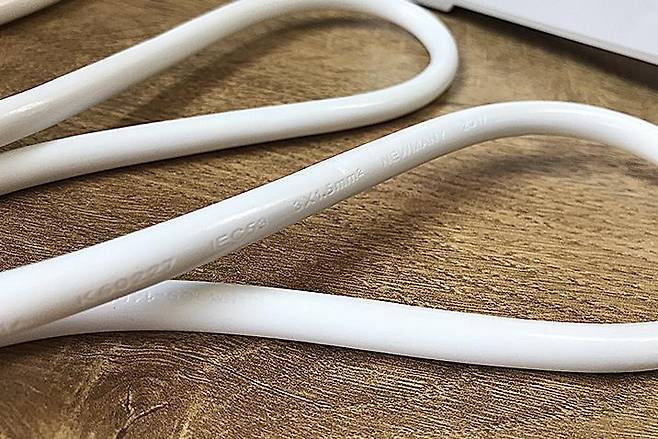 멀티탭 전선에 표기된 단면적 [한국전기안전공사 공식 블로그 갈무리. 재판매 및 DB 금지]