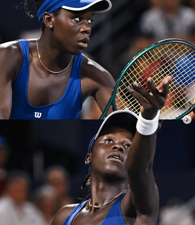 만 18세 나이로 WTA 1000 몬트리올 내셔널뱅크오픈에서 우승하며 센세이션을 일으킨 빅토리아 음보코. 윌슨 테니스 인스타그램