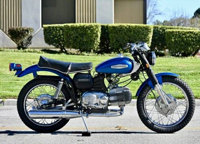 1960년대 할리데이비스는 아에르마키 250을 수입해 ‘스프린트 250’로 리브랜딩해 출시했다. (사진=할리데이비슨)