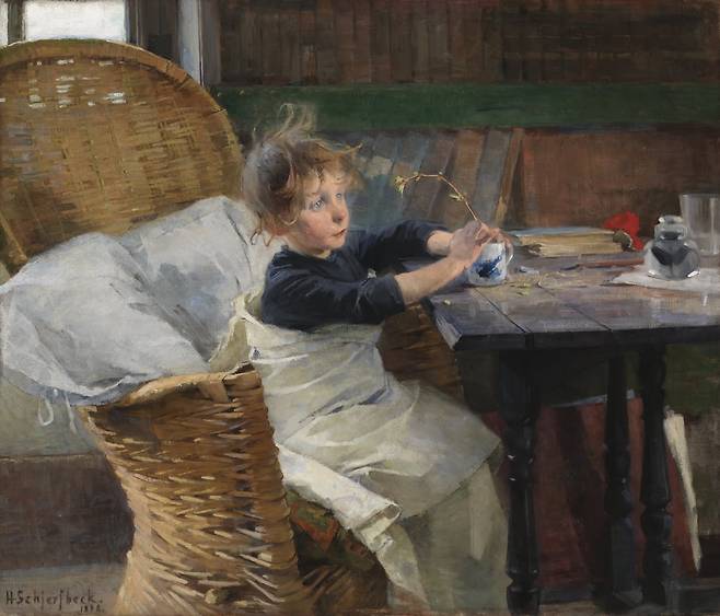 회복 중인 소녀(1888). /핀란드 국립미술관