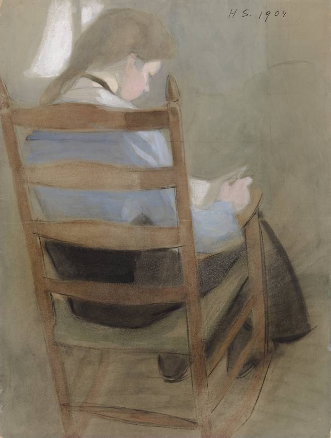 책 읽는 소녀(1904). /핀란드 국립미술관