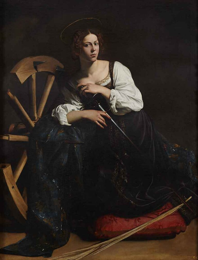 [알렉산드리아의 성 카타리나],1598 ©Palazzo Barberini