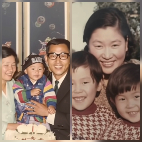 윤종신이 어린 시절 돌잔치 사진을 공개하며 추억을 소환했다.사진=윤종신 sns