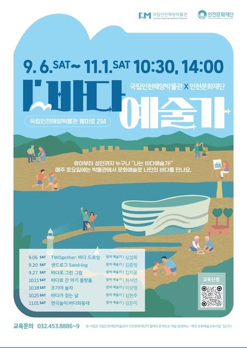 I‘M 바다예술가 포스터. 국립인천해양박물관 제공