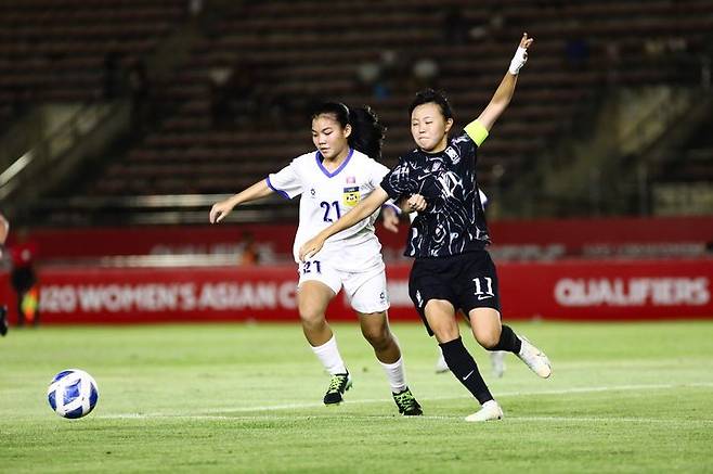 [서울=뉴시스]U-19 여자축구대표팀. (사진=대한축구협회 제공)