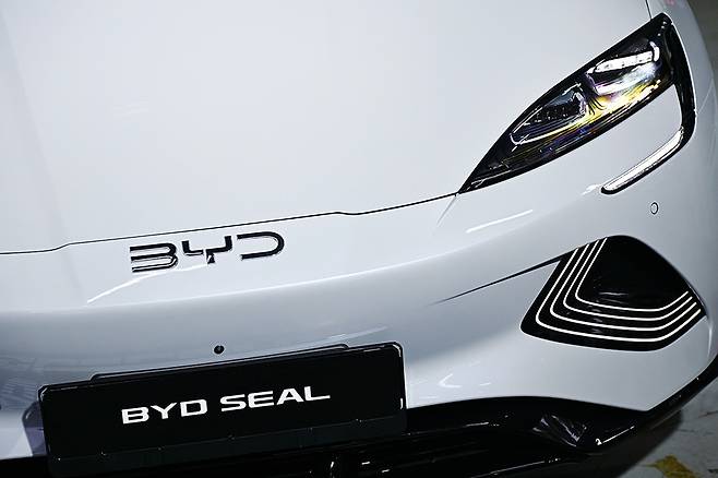 BYD 씰 다이내믹 AWD. 사진: 김학수 기자