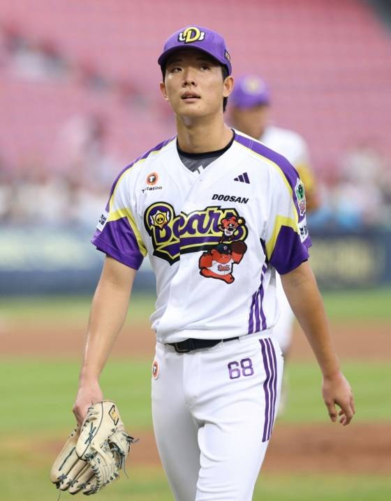 두산 베어스 신인 투수 최민석. /사진=두산 베어스 제공
